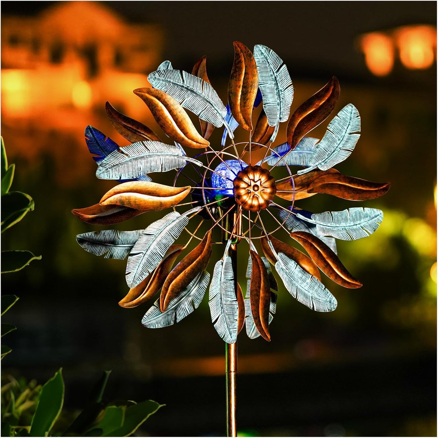Wind Spinners Outdoor for Yard and Garden, Metal Large Wind Spinner & Sculptures 84 Inch, Garden Spinner Windmills for Yard Decor Gifts for Family Friends